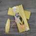 Gold Color Scroll Invitation Card with Decoration